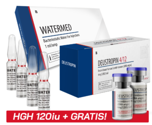 HGH 120iu (Somatropina) + Woda bakteriostatyczna