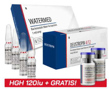 HGH 120iu (Somatropina) + Woda bakteriostatyczna