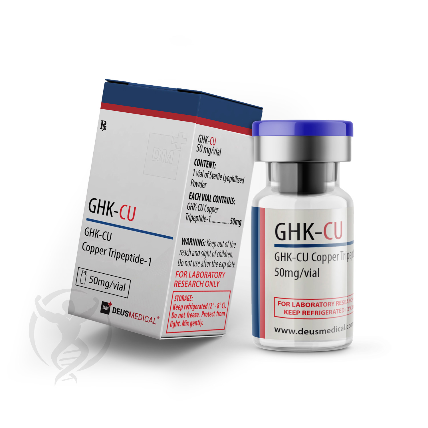 GHK-CU_Biocatalyst GHK-Cu 50mg – peptyd, który odmładza na poziomie komórkowym! Ten trójpeptyd związany z jonem miedzi pobudza procesy naprawcze i przywraca równowagę biologiczną skóry. Regeneruje, wzmacnia, poprawia strukturę tkanek i elastyczność naskórka